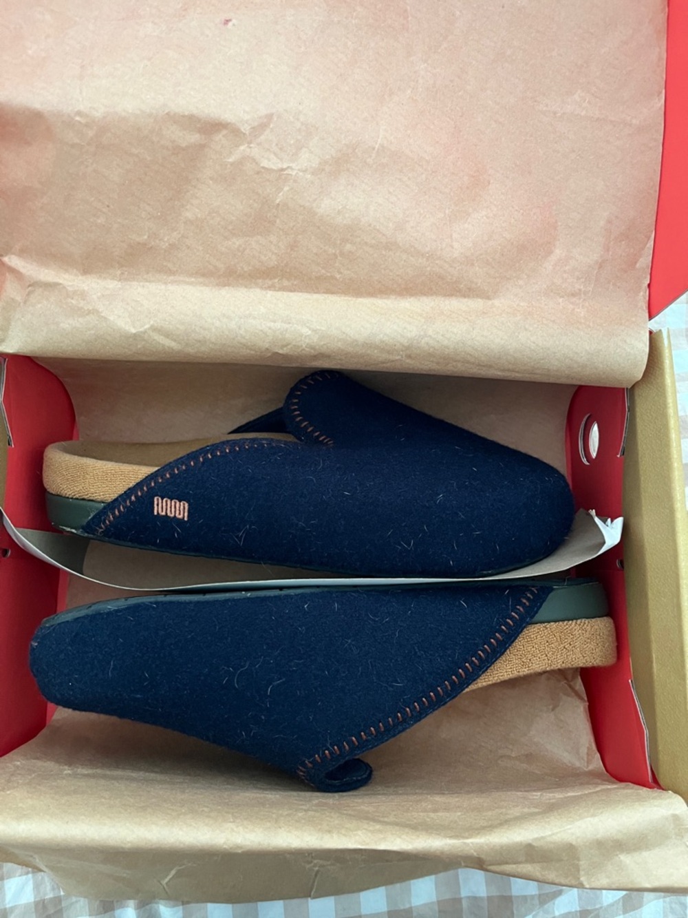 Commbi woolie burro mule slippers - Picture 3 of 5